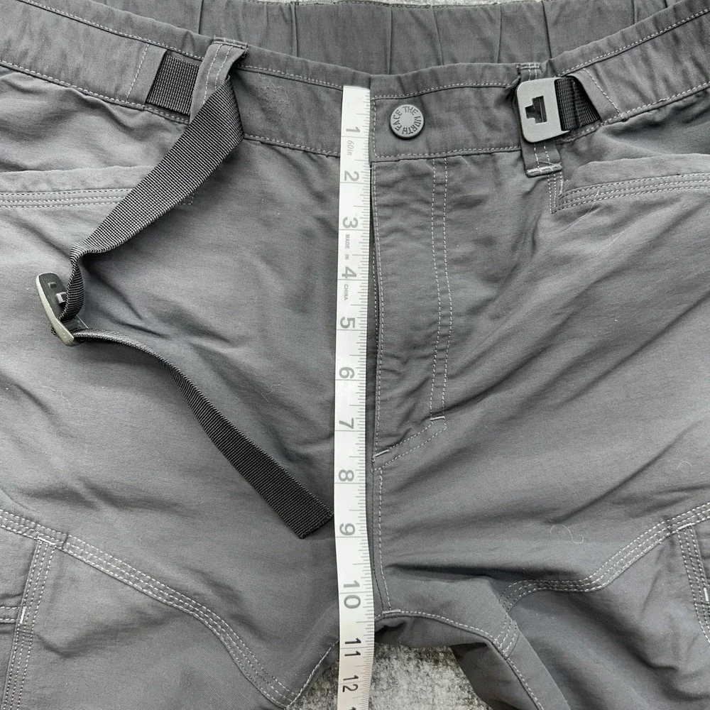 The North Face Pants Mens Large Gray Cargo Convertible Hiking Zip Off Nylon